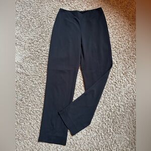 Women’s Grace Elements Flat Front Dress Pants; Black; Size 6